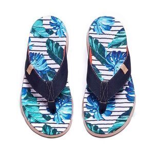 UIN Men's Flip Flops Thong Beach Summer Casual Comfort Slippers (JUNGLE)
